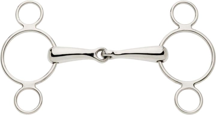 Actual product image Lorina single broken 2 ring snaffle