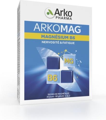 Arkopharma Magnesium B6 (60 Stück, Kapseln, 55 g)