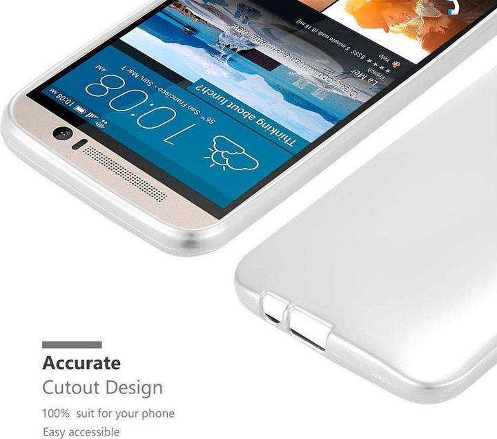 Actual product image Cadorabo TPU Matt Metallic Cover (HTC One M9)