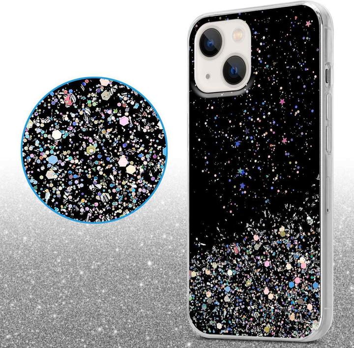 Actual product image Cadorabo Case for Apple iPhone 14 in TPU sparkling glitter style (Apple iPhone 14)