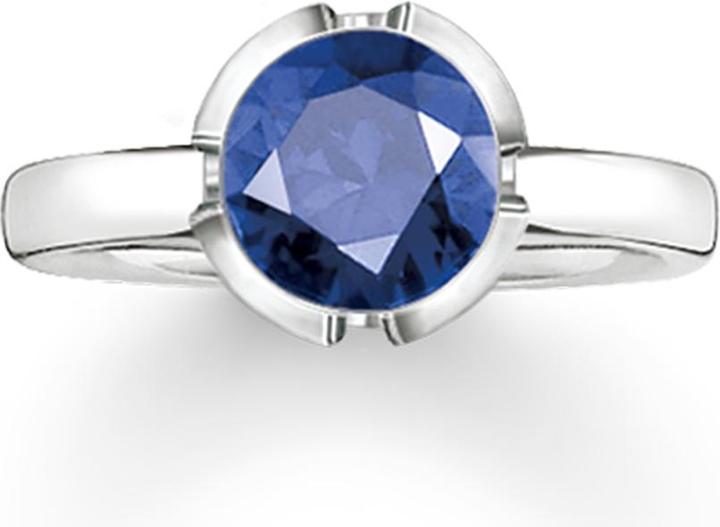 Thomas Sabo Ring syn. Korund dunkelblau TR2034-048-32 (54, 925 Silber)