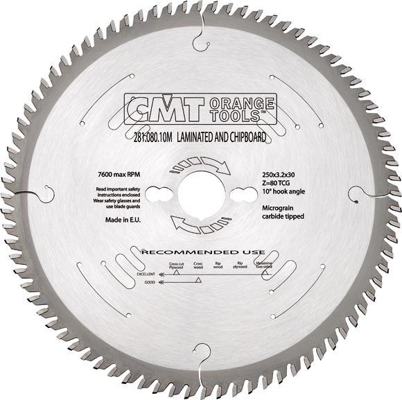Image du produit CMT 281.160.40H Sägeblatt für Spanplatten / Melamin / Formica 160 x 20 x 40T