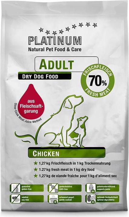 Platinum Nourriture semi-humide Adult au poulet, 5 kg (Adulte, 1 pcs, 5000 g)