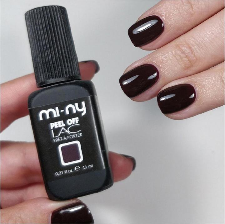 Immagine prodotto Mi-ny Smalto gel One Step Peel Off - Rosso scuro (Rosso Scuro)