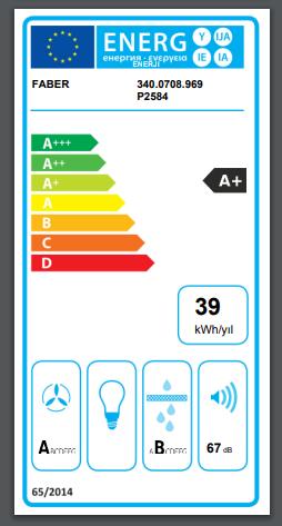 Energie-Label GALILEO STRIPES F830