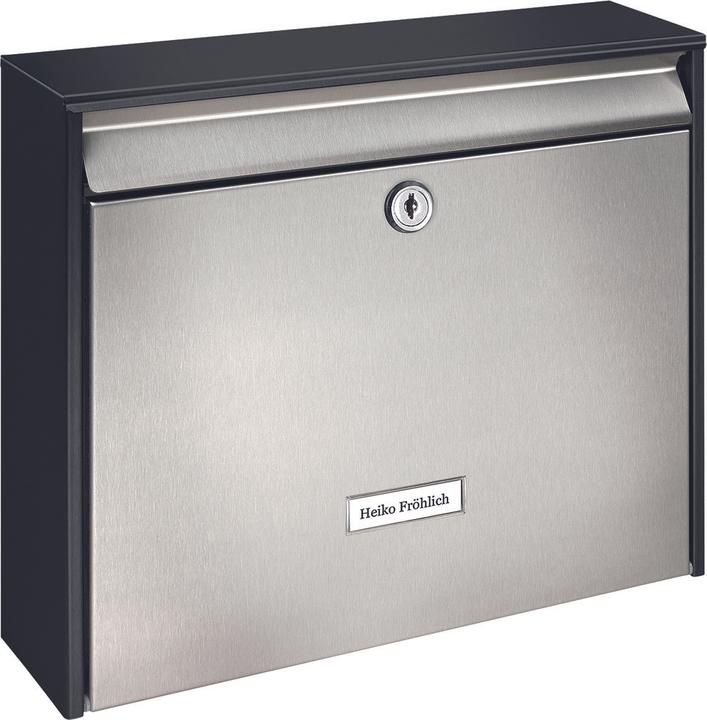 Burg Wächter Cassette postali Oxford 6877 black&steel