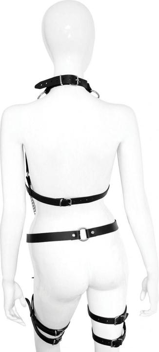 Produktbild XXdreamSToys Leder-Ketten-Body BH-Set
