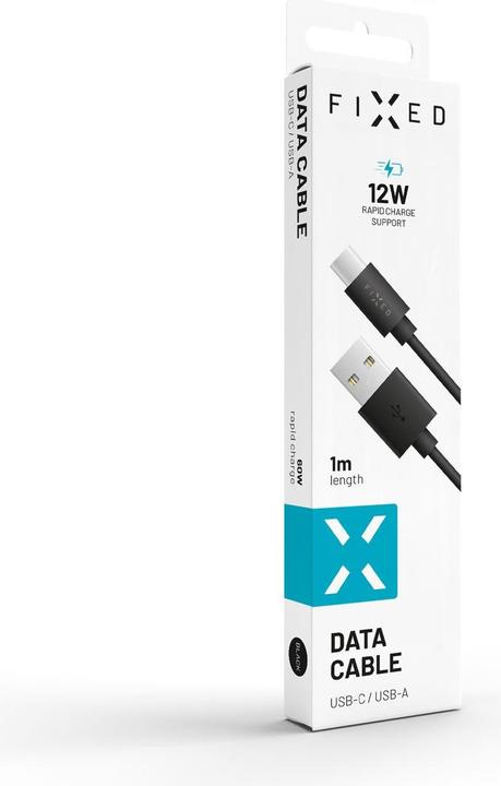 Actual product image Fixed USB cable USB-A - USB-C 1 m Black (FIXD-UC-BK) (1 m, USB 1.0)