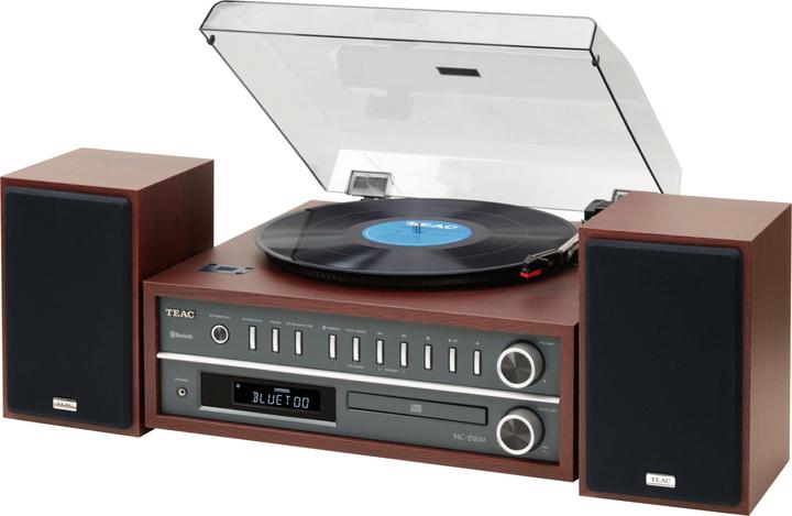 TEAC Mc-D800 (Plattenspieler, CD Player, Bluetooth, 2x 10 W)