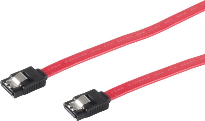Image du produit Shiverpeaks S/CONN maximum connectivity Câble de connexion SATA, mâle à mâle, avec fixation métallique, 0,3m