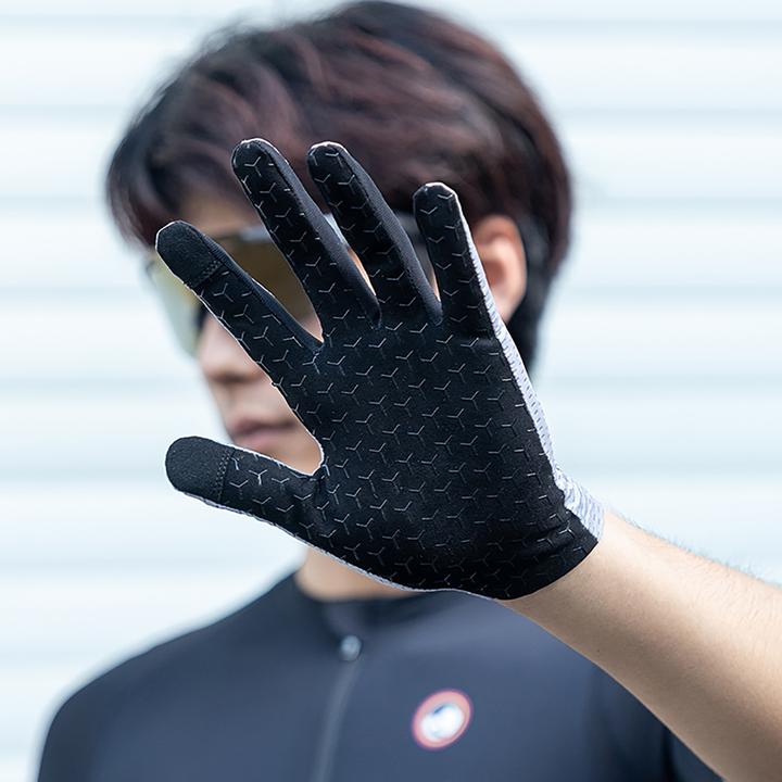 Produktbild Rockbros Breathable Full Finger Cycling Gloves, Size: XL - Gray (XL)