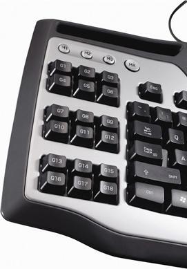 Actual product image Logitech G11 Gaming Keyboard, CH layout (CH, Cable)