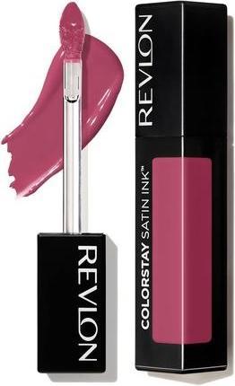 Actual product image Revlon ColorStay Satin Ink Lipstick with Blackcurrant Seed Oil Long Lasting No010 Your Majesty (010 - Your Majesty)