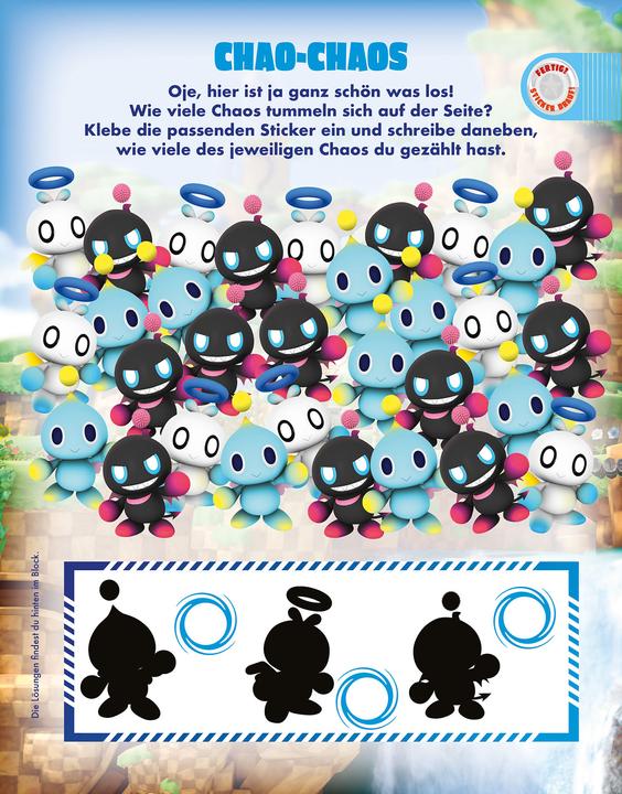 Image du produit Panini Sonic The Hedgehog : 1001 autocollants : Stickers - Enigmes - Coloriage