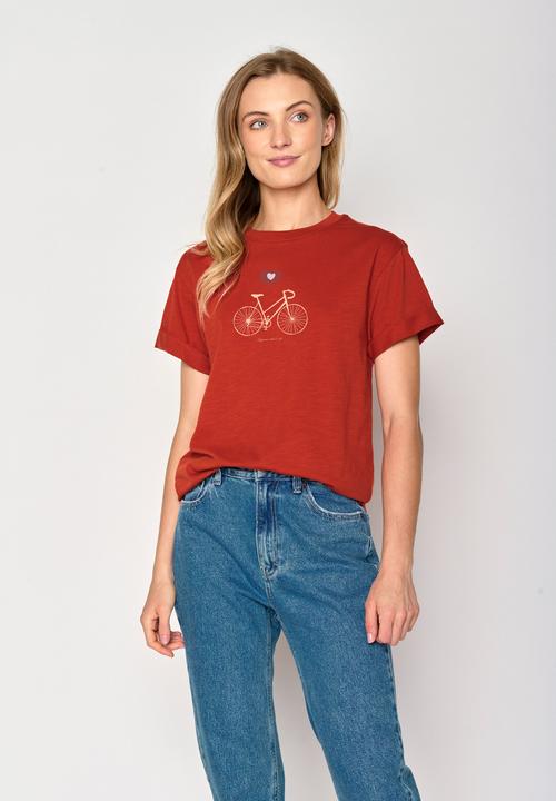 Actual product image Greenbomb Women's Bike Love Stop T-Shirt (XL)
