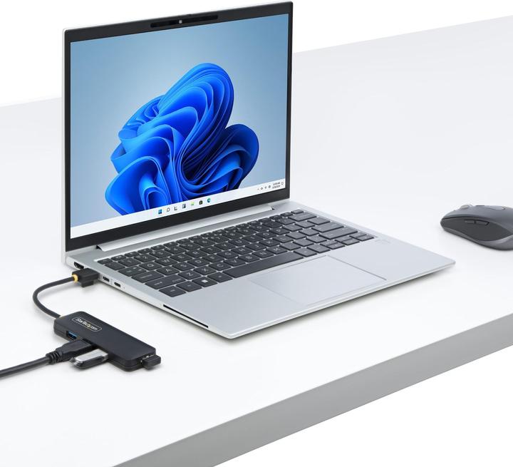 Produktbild StarTech 4-Port USB-A Hub 5gbps Portable Powered Nms Ns Ctlr (USB-A, 4 Ports)