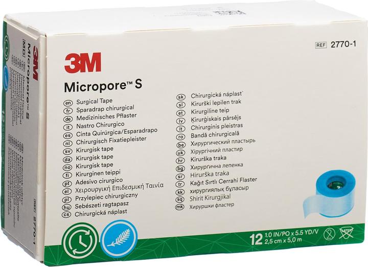 3M Silikonrollenpflaster 2.5cmx5m n (12 x)