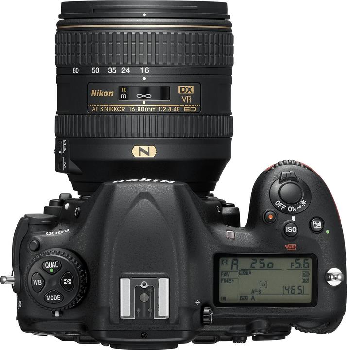 Actual product image Nikon D500 Kit (16 - 80 mm, 20.90 Mpx, APS-C / DX)