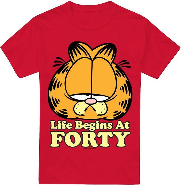 Garfield Life Begins At Forty TShirt (XL)