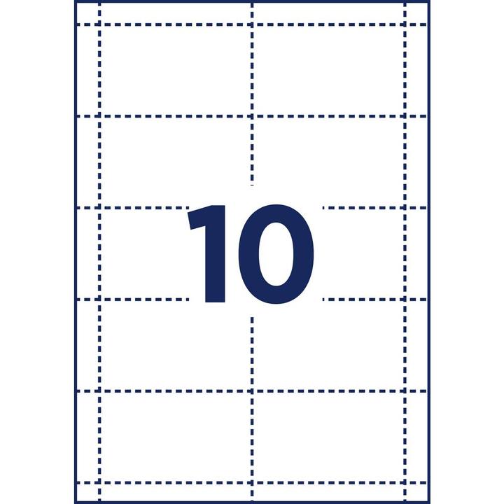 Actual product image Avery Inserts imprimables pour badges, 54 x 90 mm, blanc