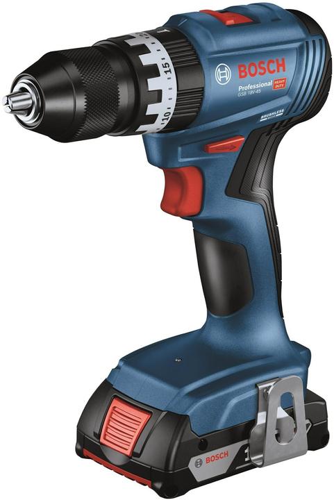 Immagine prodotto Bosch Professional Kit combinato con 3 utensili da 18V: GSB 18V-45, GDX 18V-200, GWS 18V-7, 2x 5.0Ah