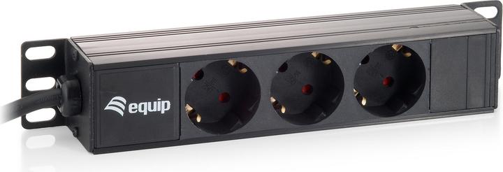 equip Bâti de prises 1 U 3gang Schuko avec 1,8m de câble (3 x, 1.50 m)