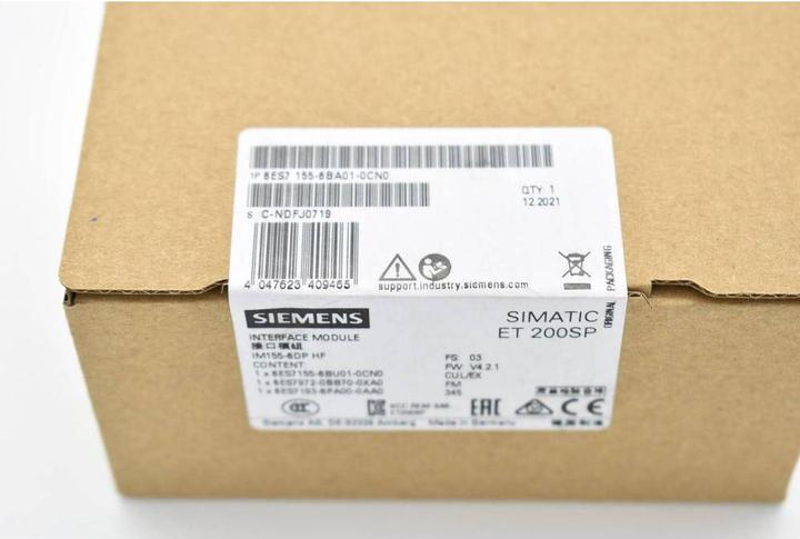 Produktbild Siemens SIMATIC ET 200SP, Bundle PROFIBUS IM, IM155-6DP HF, max. 32 Peripheriemodule 6ES7155-6BA01-0CN0