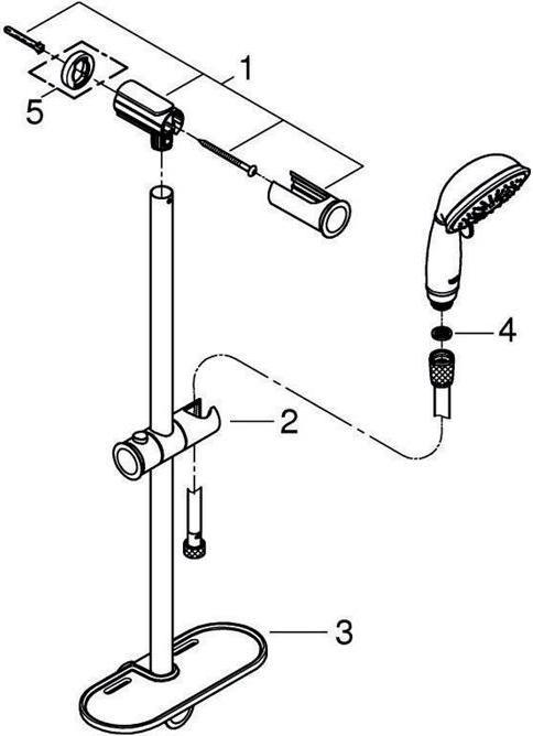 Produktbild Grohe Bsta TEMPESTA RUSTIC 100 chr