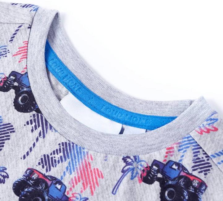 Immagine prodotto VidaXL Maglietta da bambino grigio melange 140,Materiale: 100 (140)