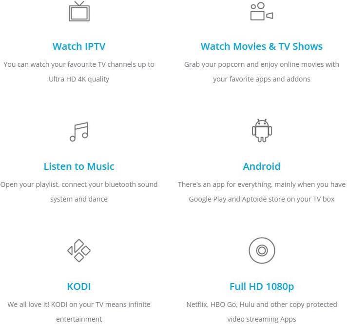 Image du produit WeTek Core, Android & Kodi, 4K (Web TV, IPTV (ready))