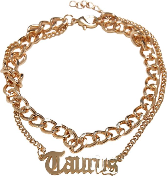 Actual product image Urban Classics Zodiac Golden Anklet - 17154 (80% Iron, 20% stainless steel)