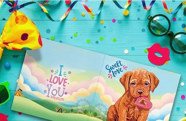 Produktbild Mona Lisa Touch Diamond Painting Set Karten 8 Stück