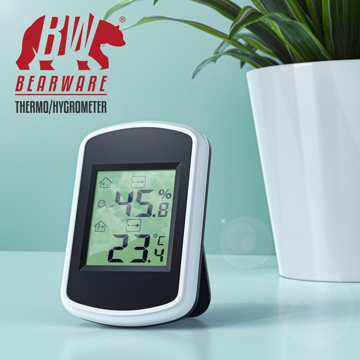 Produktbild Bearware Wetterstation, Innenwetterstation, Thermometer Hygrometer, Temperatur und Luftfeuchtigkeit Messgerät