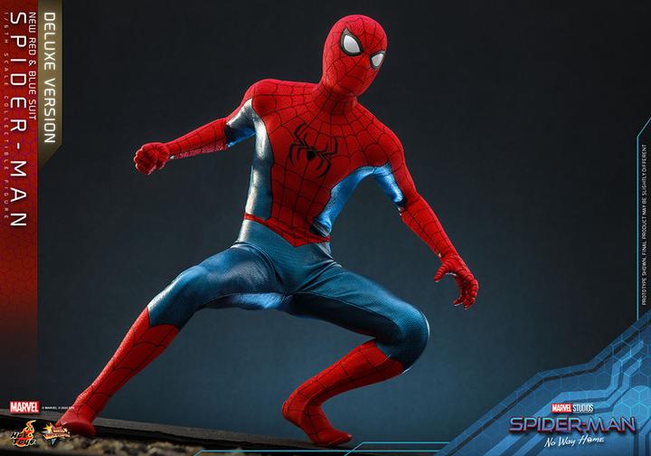 Immagine prodotto Hot Toys Spider-Man: No Way Home statuetta Movie Masterpiece 1/6 Spider-Man (nuova tuta rossa e blu) (Deluxe