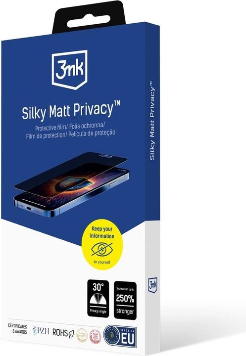 Produktbild 3MK Silky Matt Privacy (1 Stück, Apple iPhone 16)