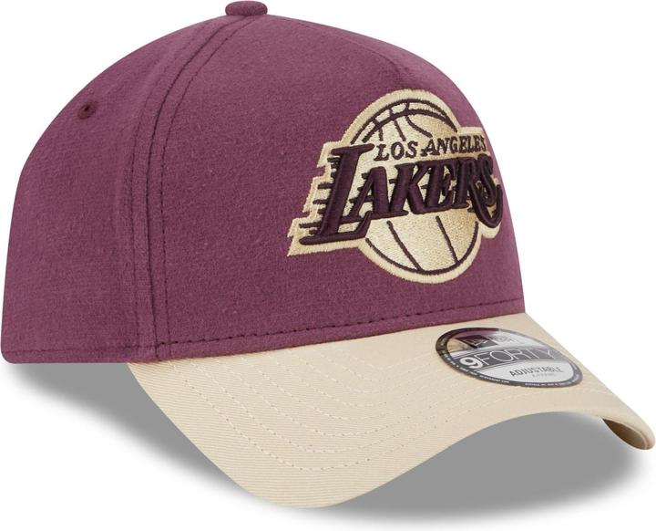Actual product image New Era A-Frame 9Forty Cap MOLESKIN Los Angeles Lakers (One size)