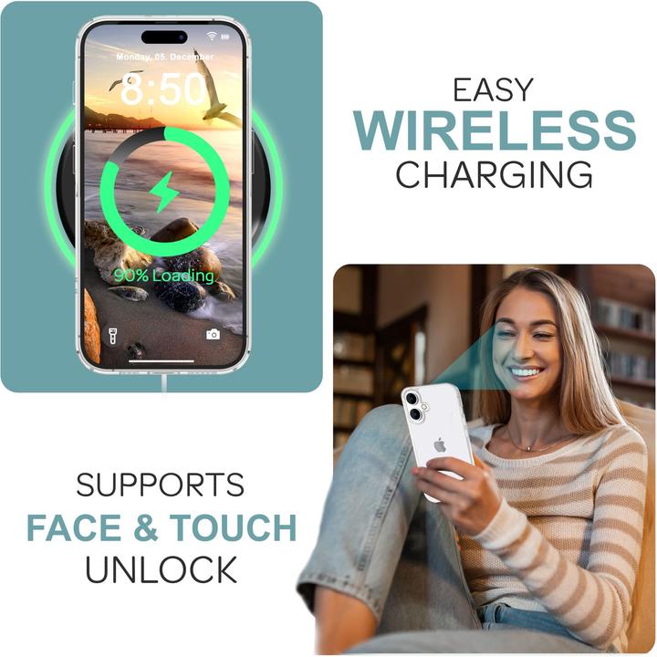 Immagine prodotto Nalia Copertura trasparente a 360 gradi (Apple iPhone 16)