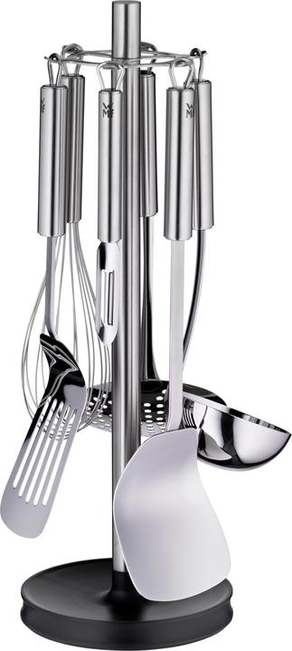 Produktbild WMF Edelstahl Küchenhelfer Set 7tlg Ständer mit 6 Helfern Scheebesen Edelstahl