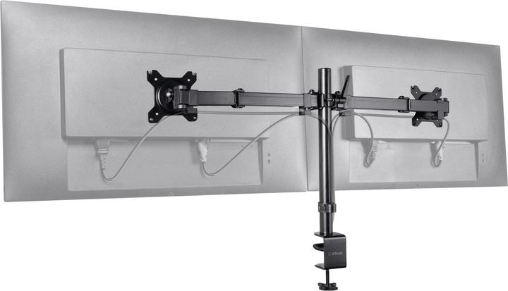 Produktbild Trust Tischhalterung GXT 1120 Mara Dual bis 16 kg – Grau (Tisch, 32")