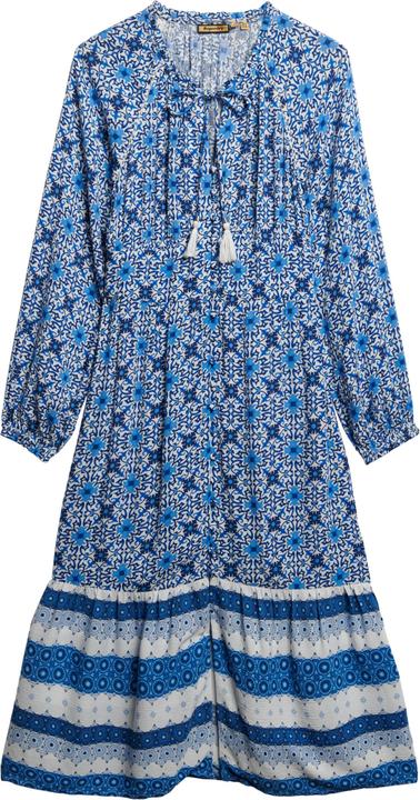 tala kachelprint bordüre blau