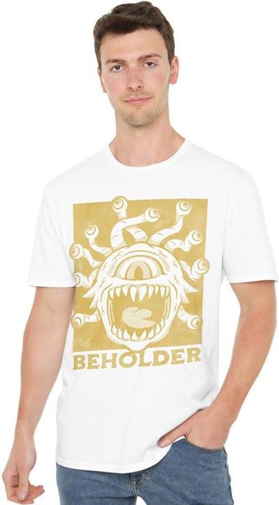 Actual product image Dungeons & Dragons Mens Beholder Block 50th T-Shirt (4XL)