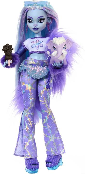 Monster High Abbey Bominable Yeti mit Mammut-Haustier und Accessoires