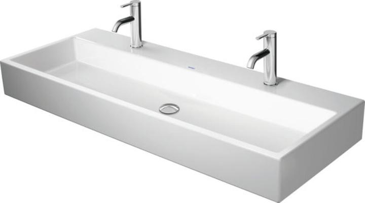 Duravit Waschtisch VERO AIR m HLB 2 HL 1200x470mm ohne Überlauf weiss (470 mm, 1200 mm)