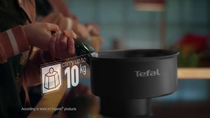 Produktbild Tefal Ingenio Preference On 13-teiliges Set (24 cm, Wok Pfanne, Pfannenset + Topfset, Kochtopf, Bratpfanne, Stielkasserolle, Edelstahl)