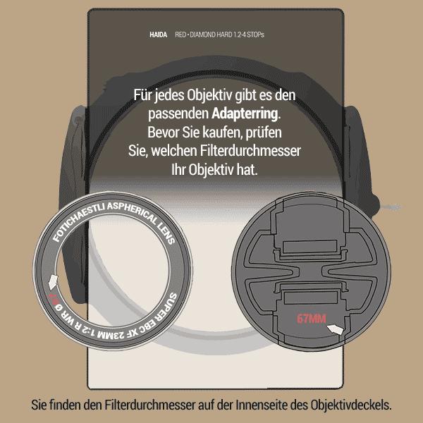 Produktbild Haida M15 Adapter Ring 67mm (Obektivfilter Halter, 67 mm)