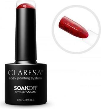 Immagine prodotto Claresa SoakOFF Gel UV/LED Rosso 431 5ml (Red, Vernice UV gel)