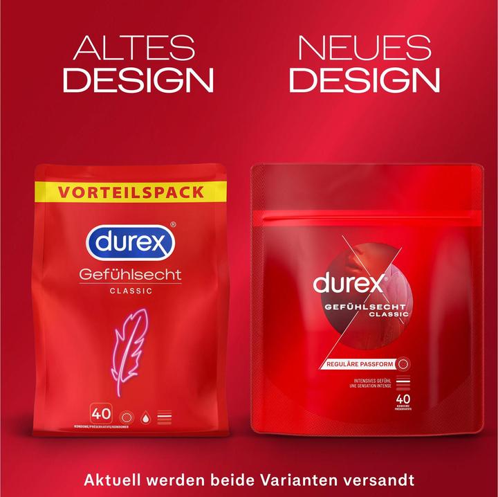 Immagine prodotto Durex Gefühlsecht Classic (40 pz.)