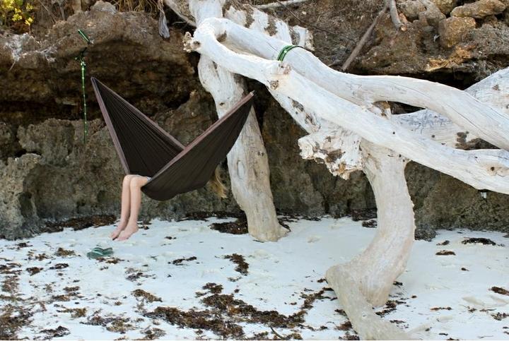 Image du produit Vivere Hammock Parachute Hammock Black/Grey (181 kg)