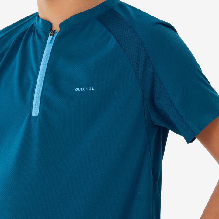 Image du produit Quechua T-shirt de randonnée enfant 7-15 ans, MH900 bleu