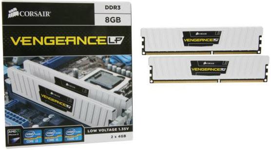 Produktbild Corsair Vengeance (2 x 4GB, 1600 MHz, DDR3-RAM, DIMM)